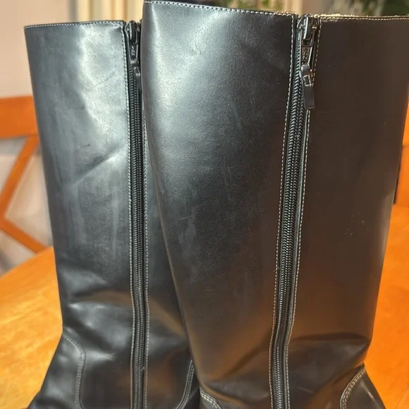 L.L. BEAN BLACK LEATHER RIDING BOOTS 8.5 - Picture 11 of 15